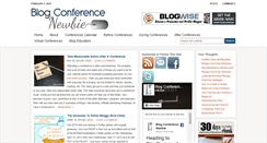 Desktop Screenshot of blogconferencenewbie.com